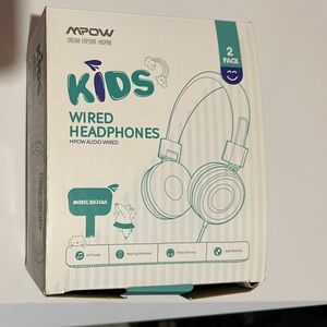 5/$20 Mpow Kids Wired Headphones 2-Pack